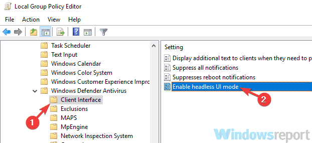 Enable headless UI mode limited access IT administrator