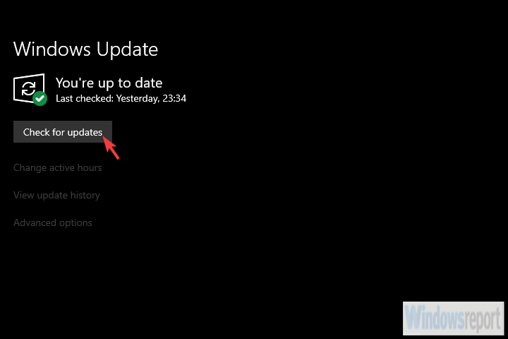 check for updates win 10