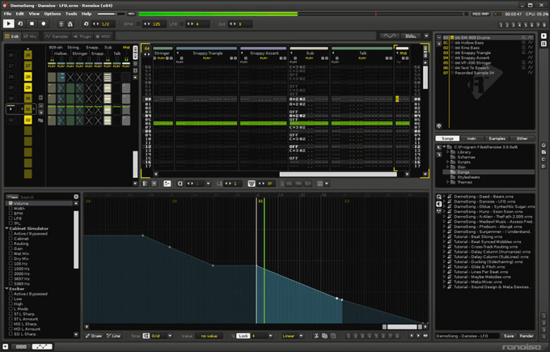 Renoise best music sequencer software