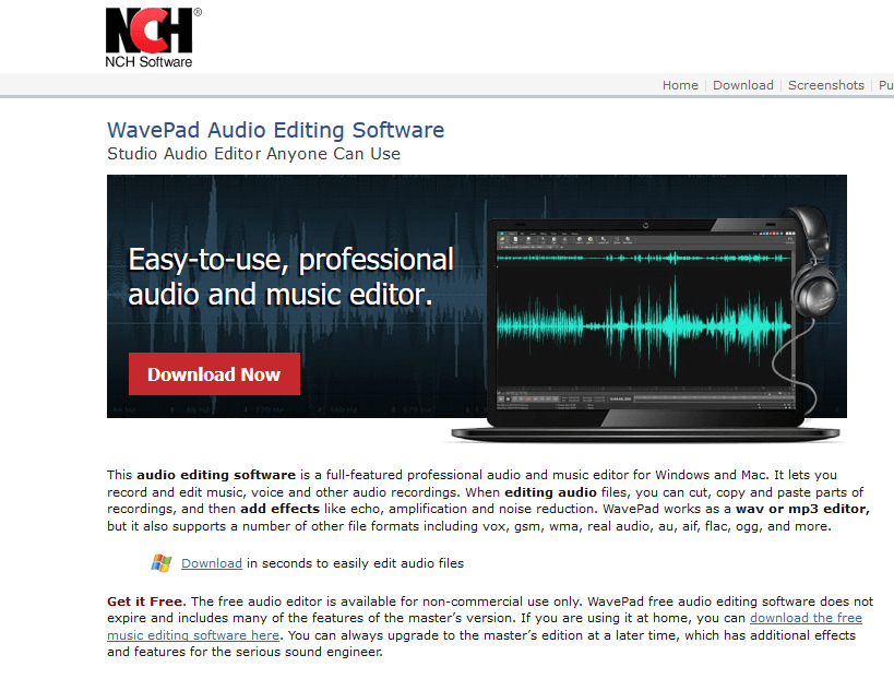 best vocal recording software free windows