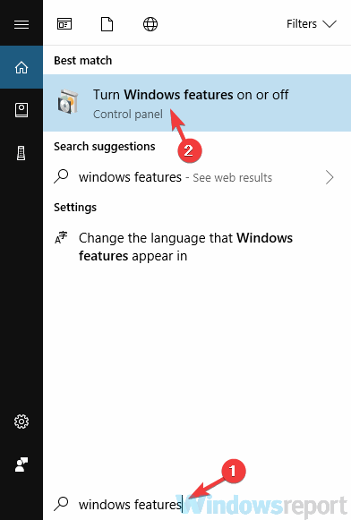 windows features andy emulator lag