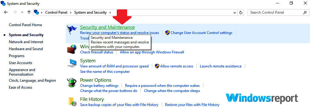 security and maintenance Windows found errors on this drive