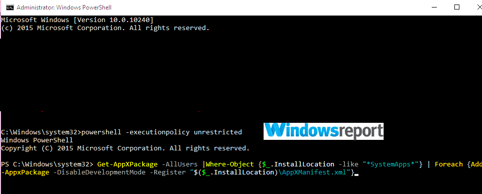 powershell command 2 i can't open anything on my laptop