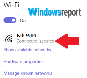 wi-fi network 0x800f0954 windows 10
