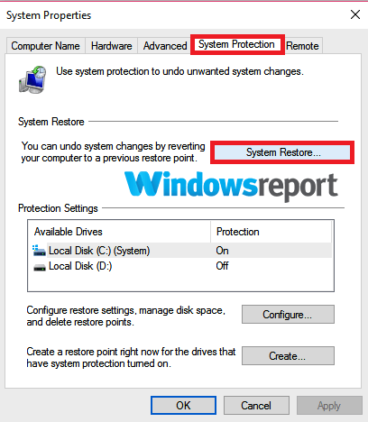 system restore cant open anything on desktop