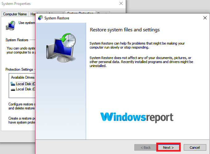 system restore laptop can't open anything