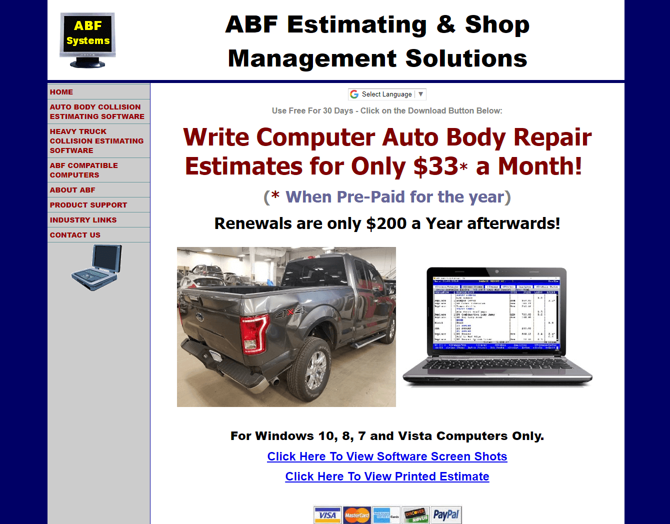 Auto Body Estimator 33 auto collision estimating software