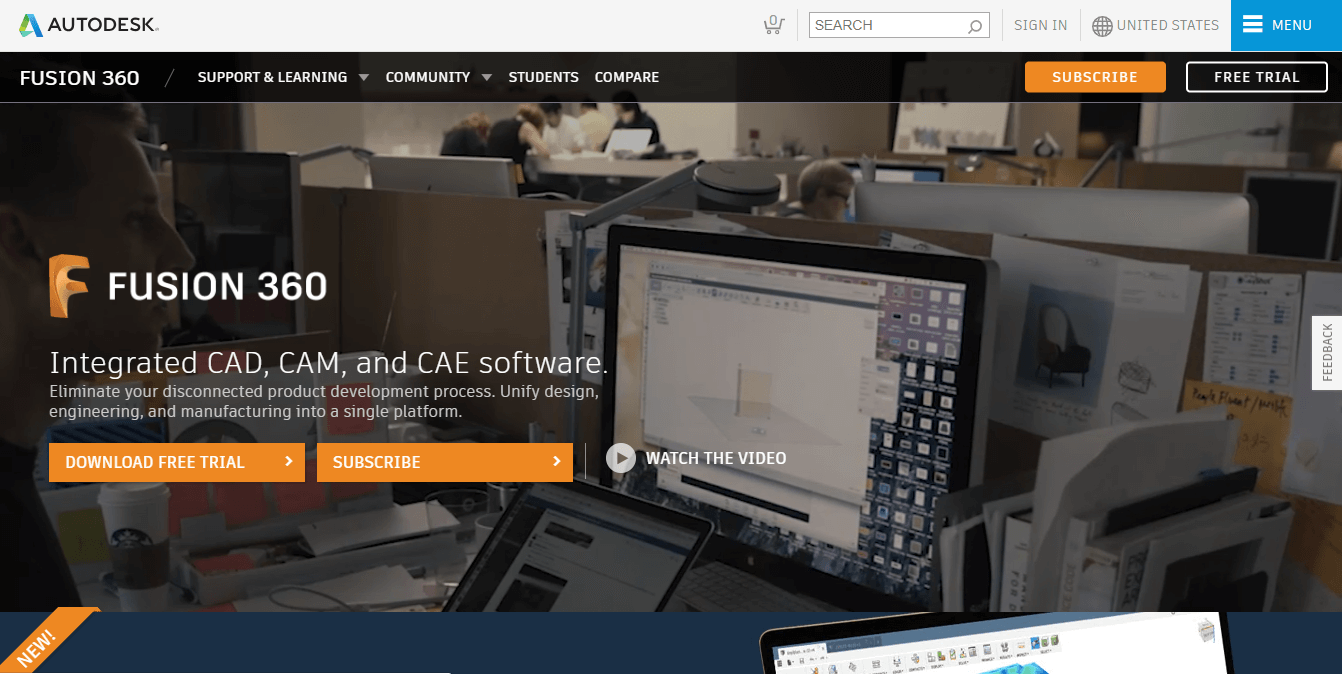 Autodesk Fusion 360 - numerical computing software