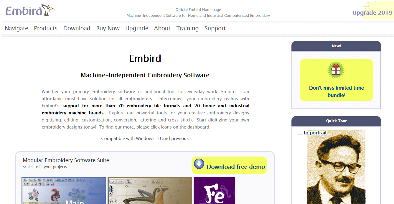 Embird - Brother embroidery machine software