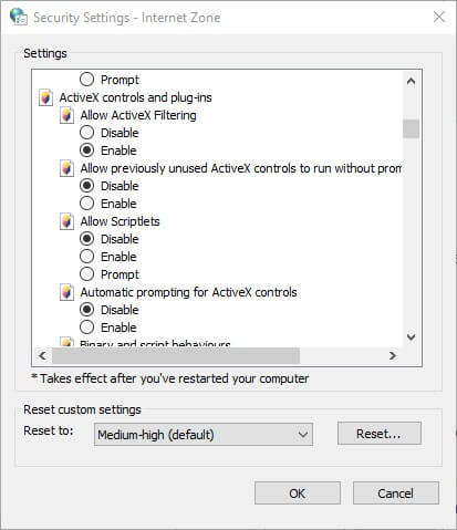 activex download windows 10