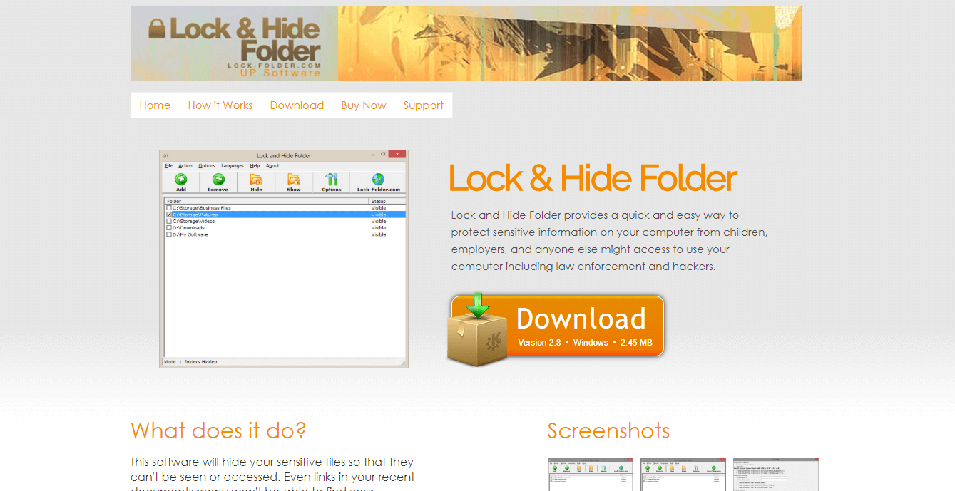 encrypt and hide folders