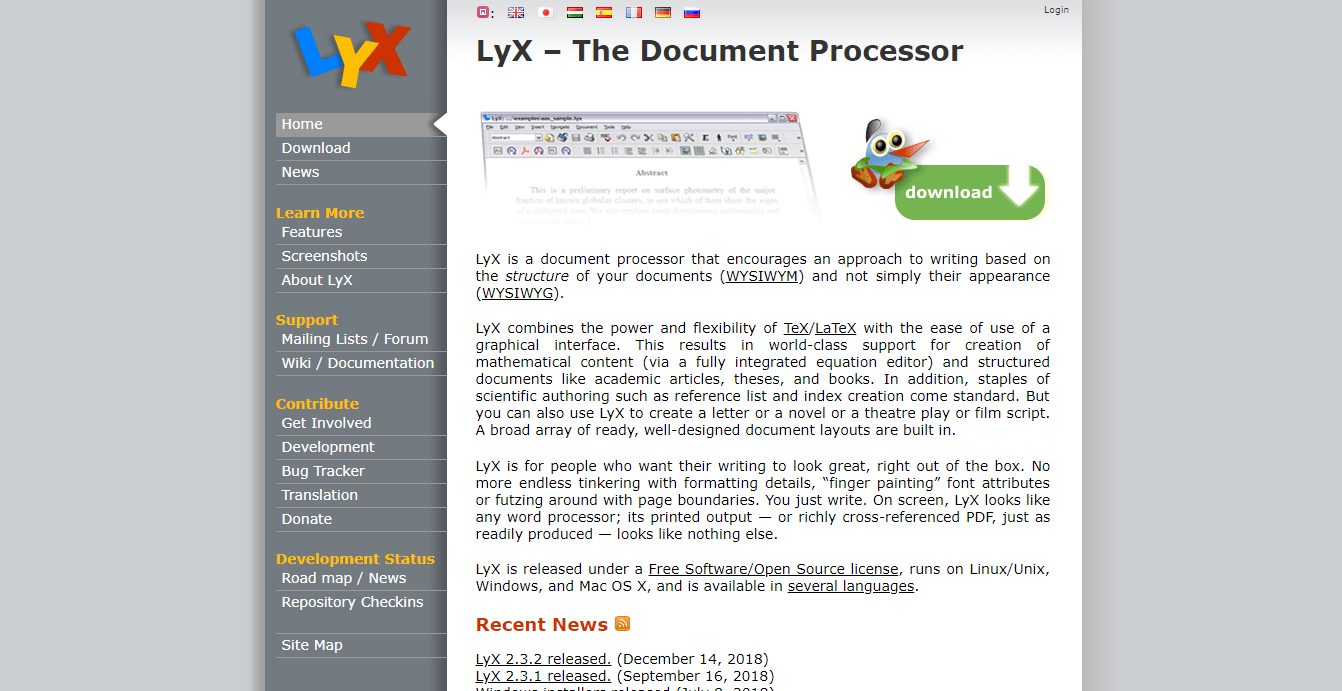 latex mac word processor