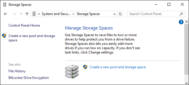 Storage Spaces - win 10 RAID