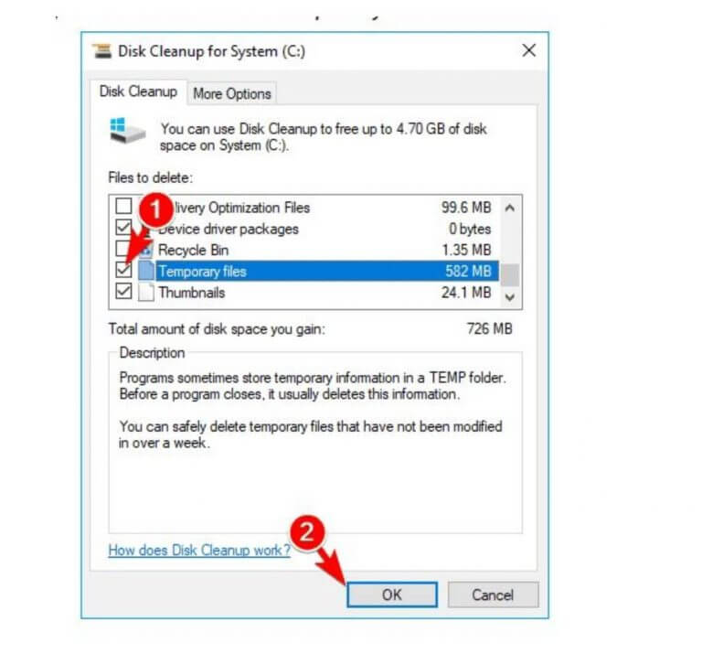 Disk cleanup windows download files где находится