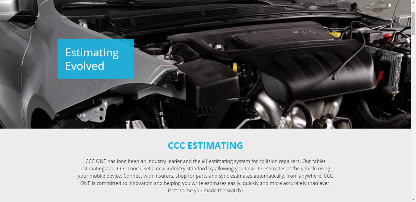 CCC Estimating auto collision estimating software