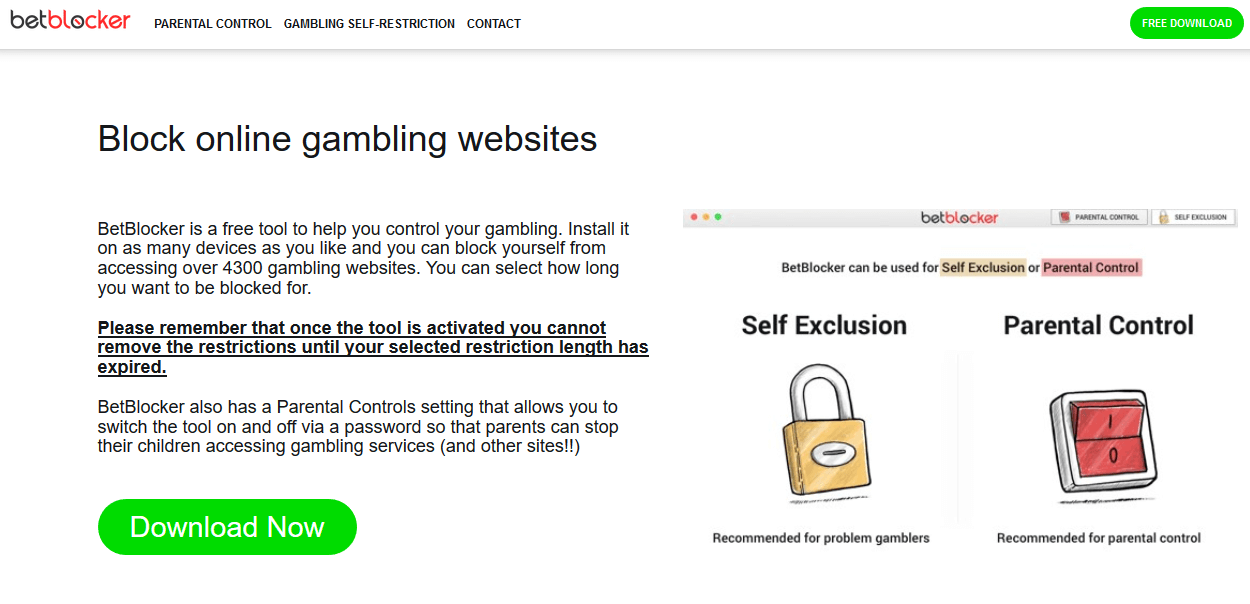 BetBlocker anti-gambling software