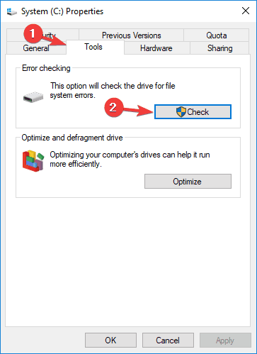 check disk Disk Defragmenter was scheduled using another program