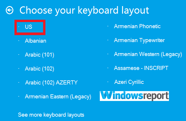 right altgr key not working choose keyboard layout