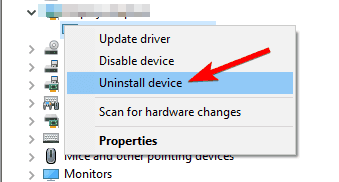 uninstall device AltGr not working