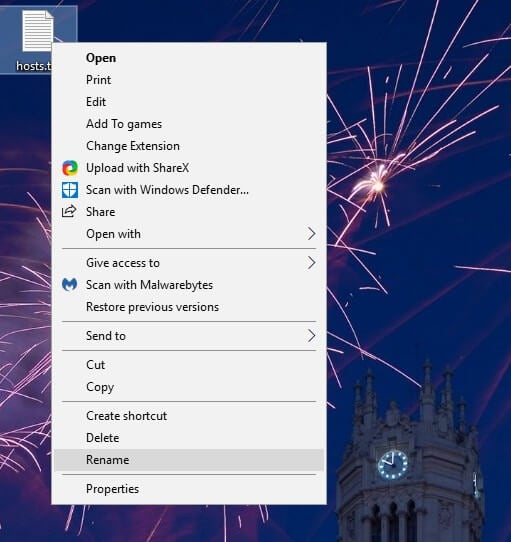 hosts file rename Windows Media Player album info