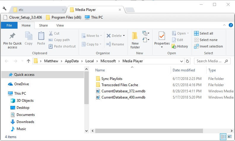 media player directory Windows Media Player album info problems