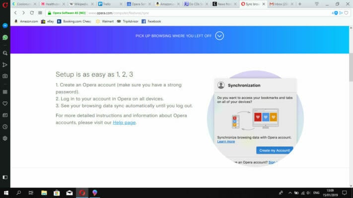 Opera browser to fix corrupted content error