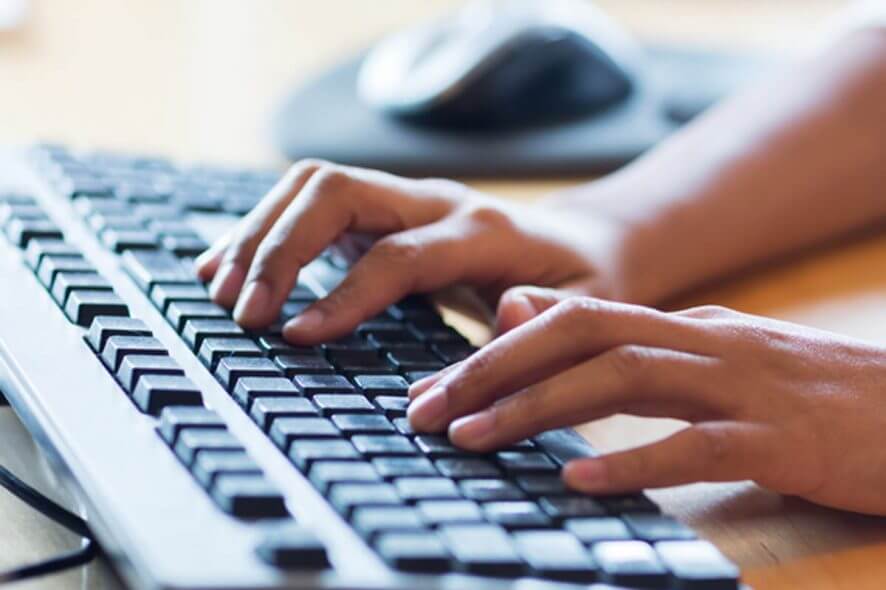 Typing on keyboard - Nepali typing software