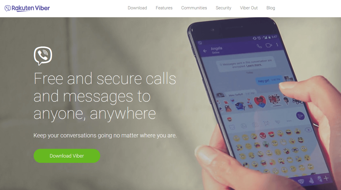 Viber best cross platform encrypted messaging apps