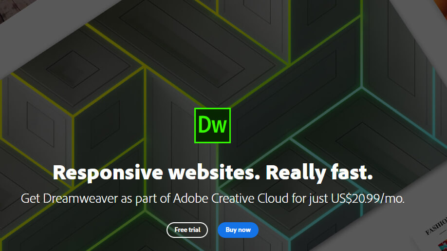 Adobe Dreamweaver - Best web authoring software