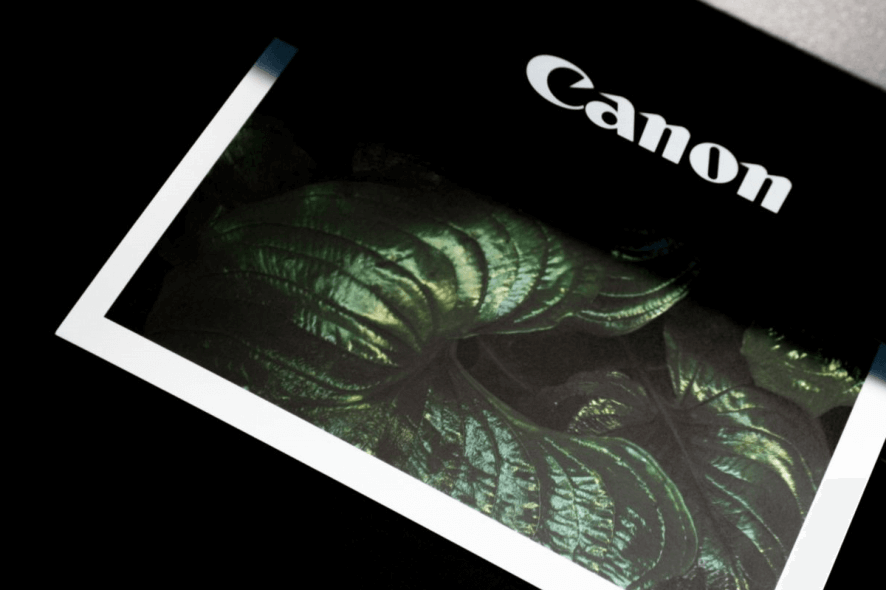 printer canon cover