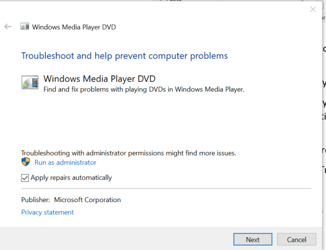 Media Player Troubleshoot Windows 10 Windows Media Player does not recognize blank CD