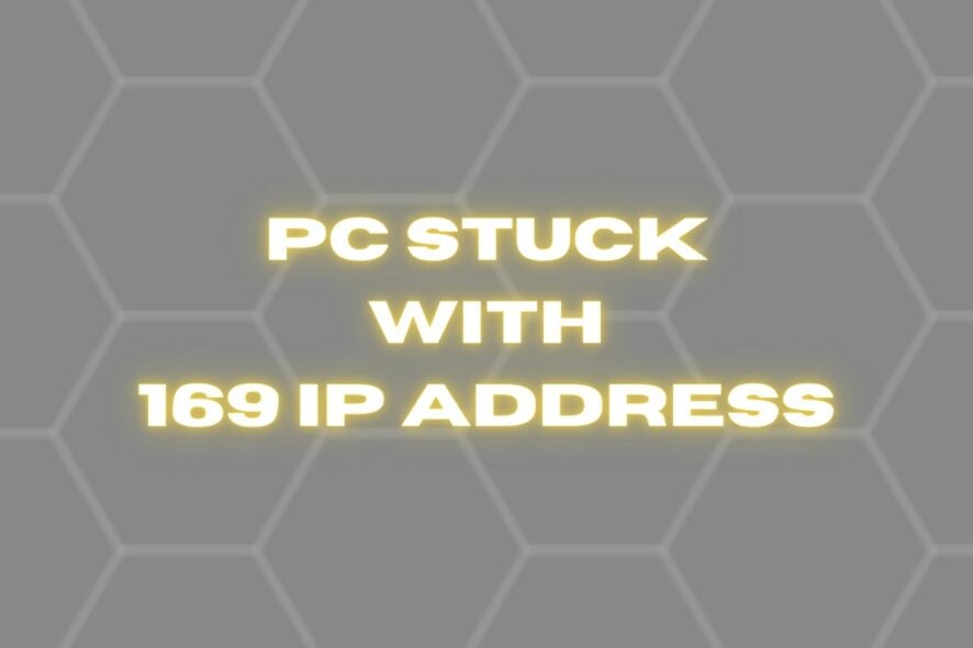 ip address assignment 169 254