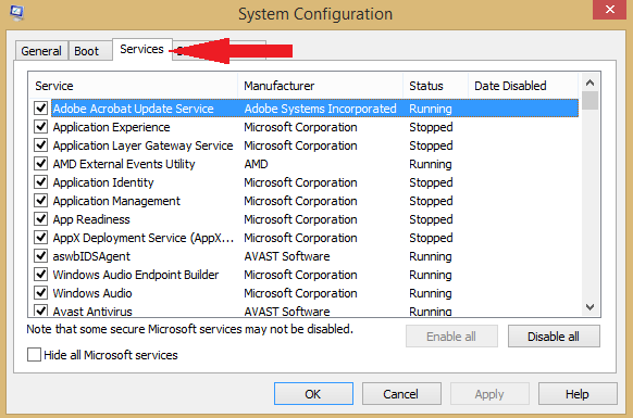 services 0x8007007e Windows Update error
