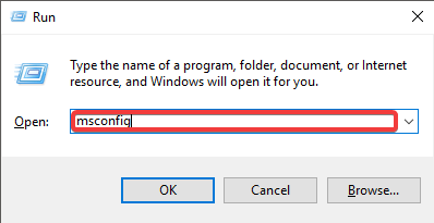 msconfig Windows 10 cursor loading circle