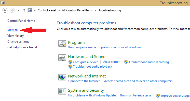 view all troubleshooting Windows Update 0x8024002E 