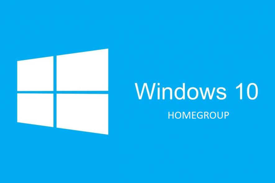 Windows 10 homegroup error