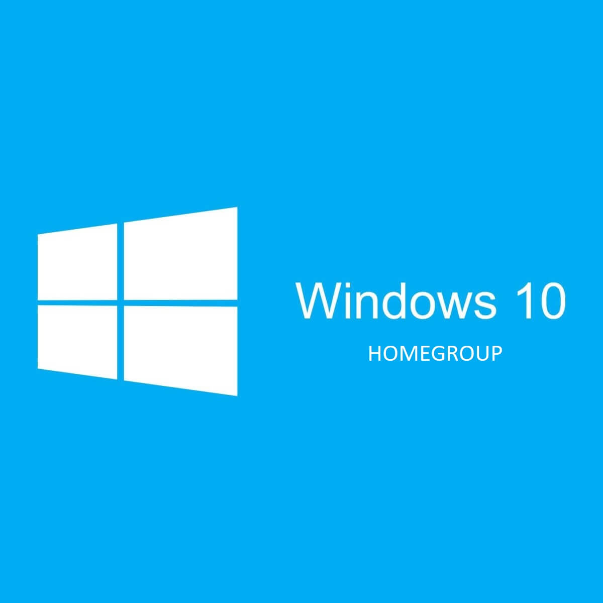 Windows 10 homegroup error