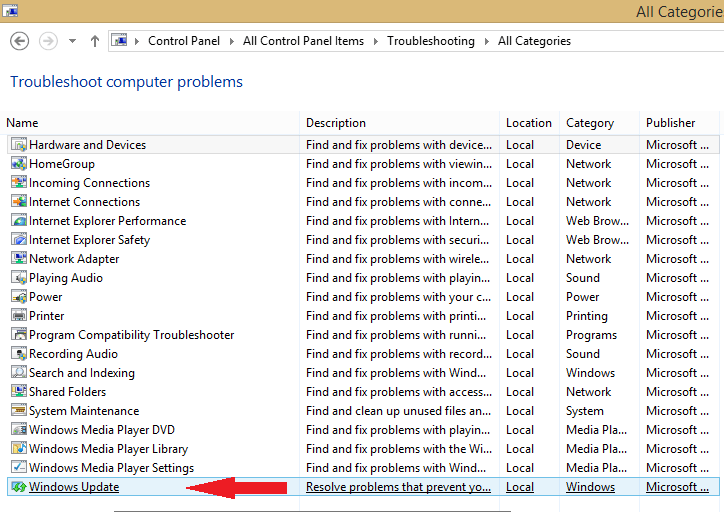 windows update troubleshooter Windows Update 0x8024002E 