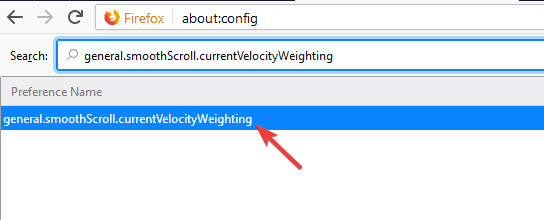 velocityweighting about:config Smooth Scrolling