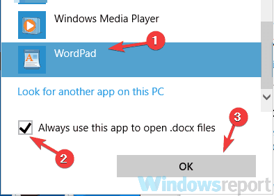 always use this app How do you want to open this file