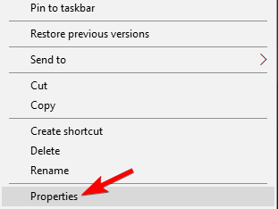 properties Key request failed