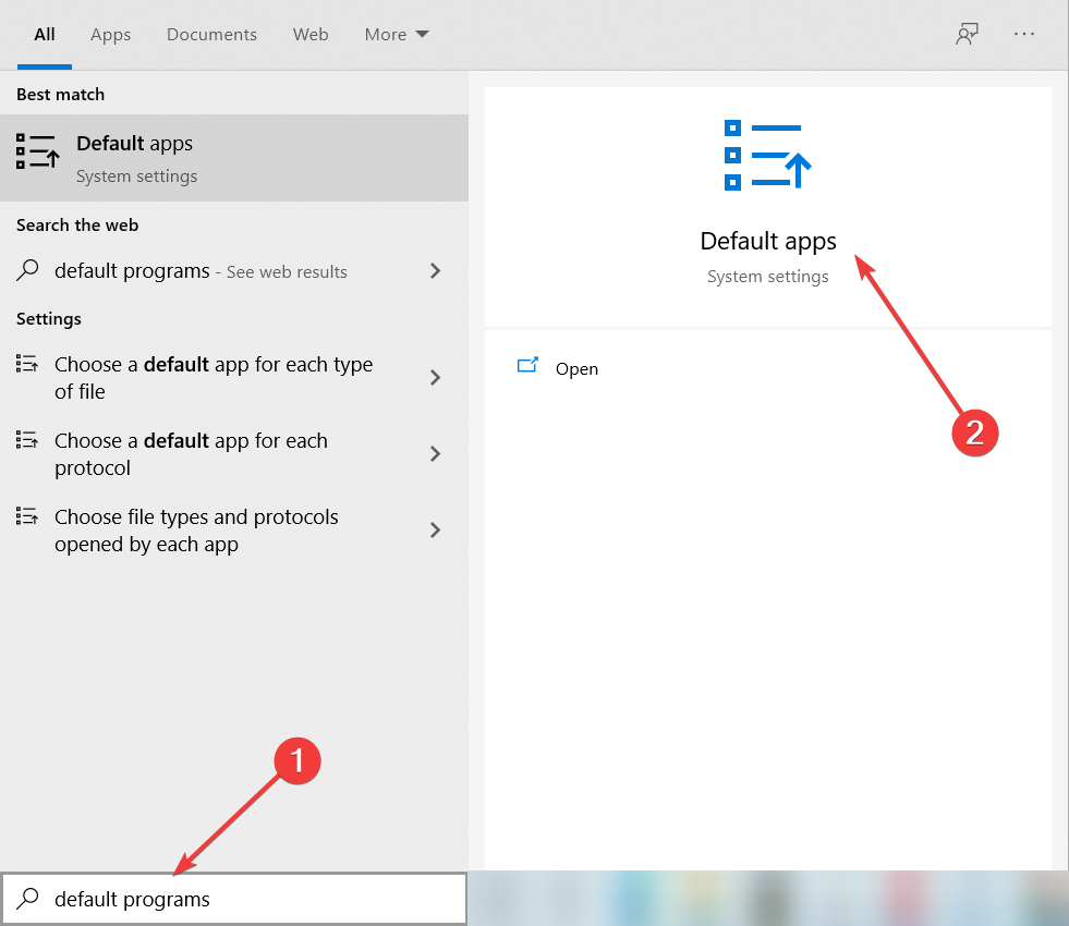 how to set default program to open attachments in outlook