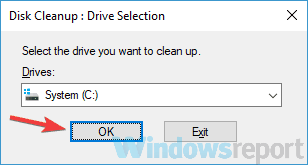 disk cleanup c drive