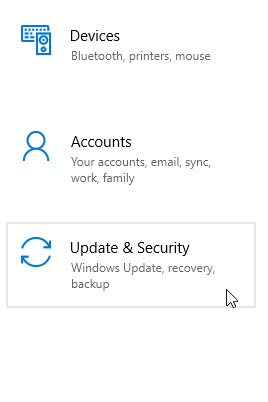update & security windows 10 unable to access shared folder
