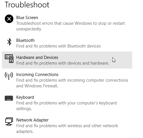 windows doesnt have a network profile for this device