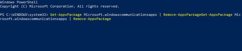 re-integrate AppPackage Windows 10