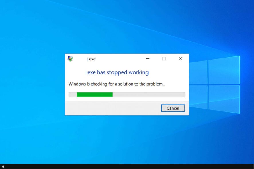 windows is checking for a solution to the problem