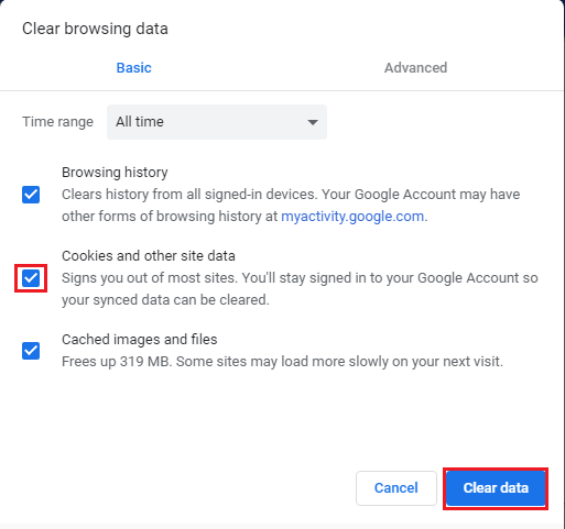clear data chrome your computer may be sending automated queries