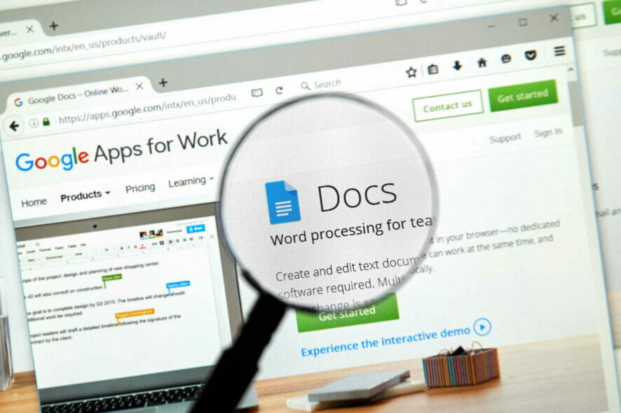 Google Docs Office suite