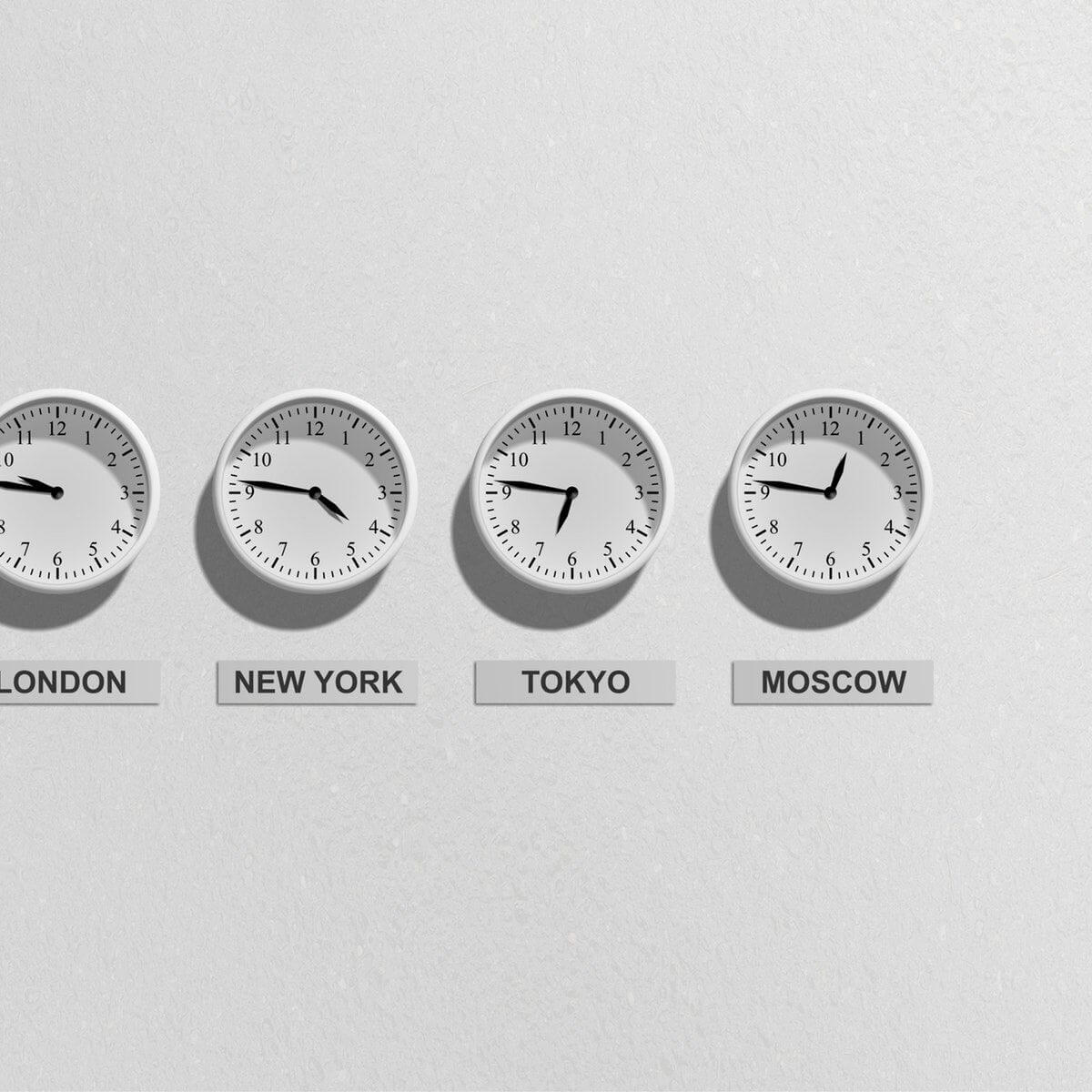 clocks time zones cover